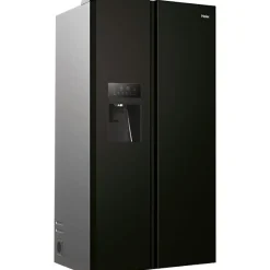 Refrigerateur Americain - Frigo - HAIER - SBS 90 Series 3 HSR3918EIPB - Classe E - 515 L - 180 x 90 x 65,9 cm - Noir