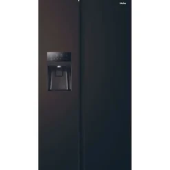 Refrigerateur Americain - Frigo - HAIER - SBS 90 Series 3 HSR3918EIPB - Classe E - 515 L - 180 x 90 x 65,9 cm - Noir