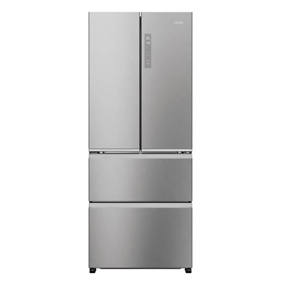 Refrigerateur Americain - Frigo multi-portes - HAIER - HFR3718ENMM - Classe E - 402 L 262 + 140 - 37 dB - Gris