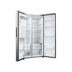 Refrigerateur Americain - Frigo Américain - HAIER - HSW59F18EIMM - Classe E - 601 L - 36 dB - Platinium