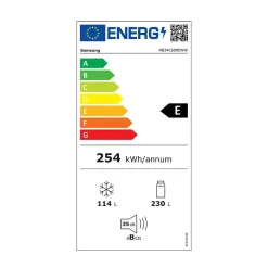 Refrigerateur congelateur en bas Samsung RB34C600EWW