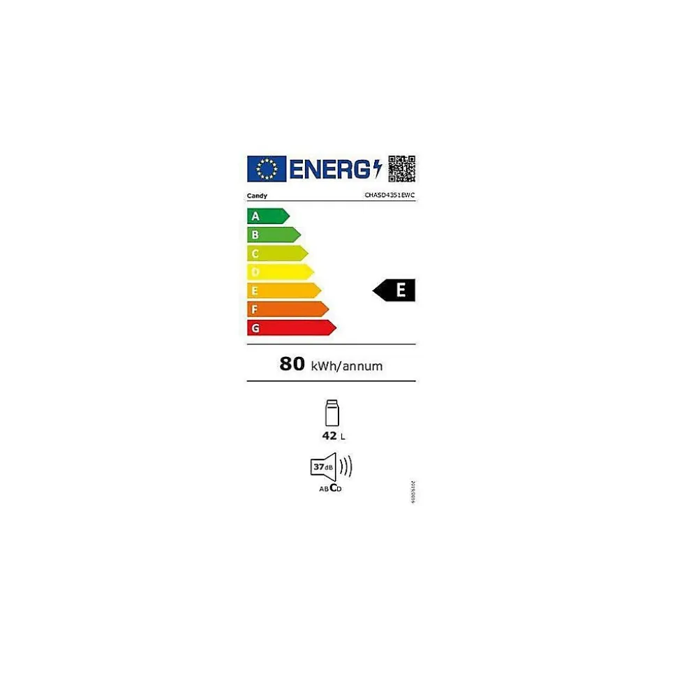 Refrigérateur table top 45cm 42l Candy CHASD4351EWC