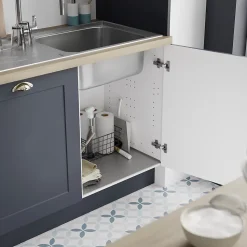 Revêtement pour meuble de cuisine GoodHome Sonchu métal l. 60 x P. 50 cm