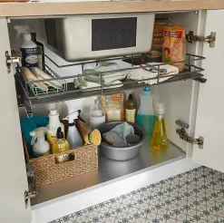 Revêtement pour meuble de cuisine GoodHome Sonchu métal l. 80 x P. 50 cm