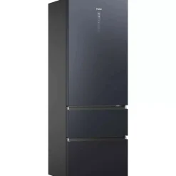Réfigérateur combiné 70cm 483l no frost noir Haier HTW7720ENMB