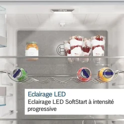 Réfrigérateur 1 porte 60cm 324l Bosch KSV33VLEP série 4