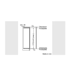 Réfrigérateur 1 porte intégrable à pantographe 310l blanc Neff KI1812FE0
