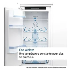 Réfrigérateur 1 porte intégrable à glissières 147l Bosch KIL32NSE0 série 2