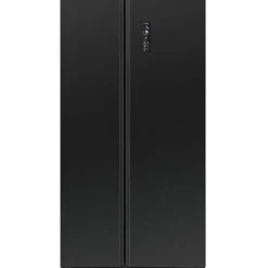 Réfrigérateur américain avec congélateur 442L Noir Bomann SBS7344-Noir