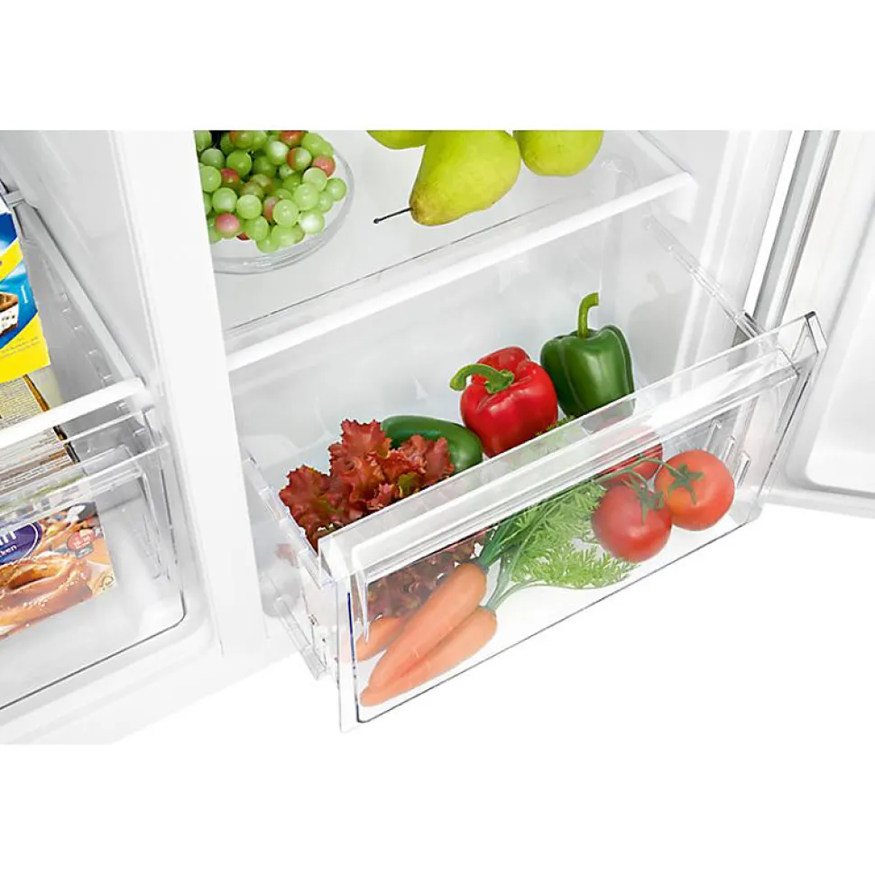 Réfrigérateur américain avec congélateur 442L Noir Bomann SBS7344-Noir