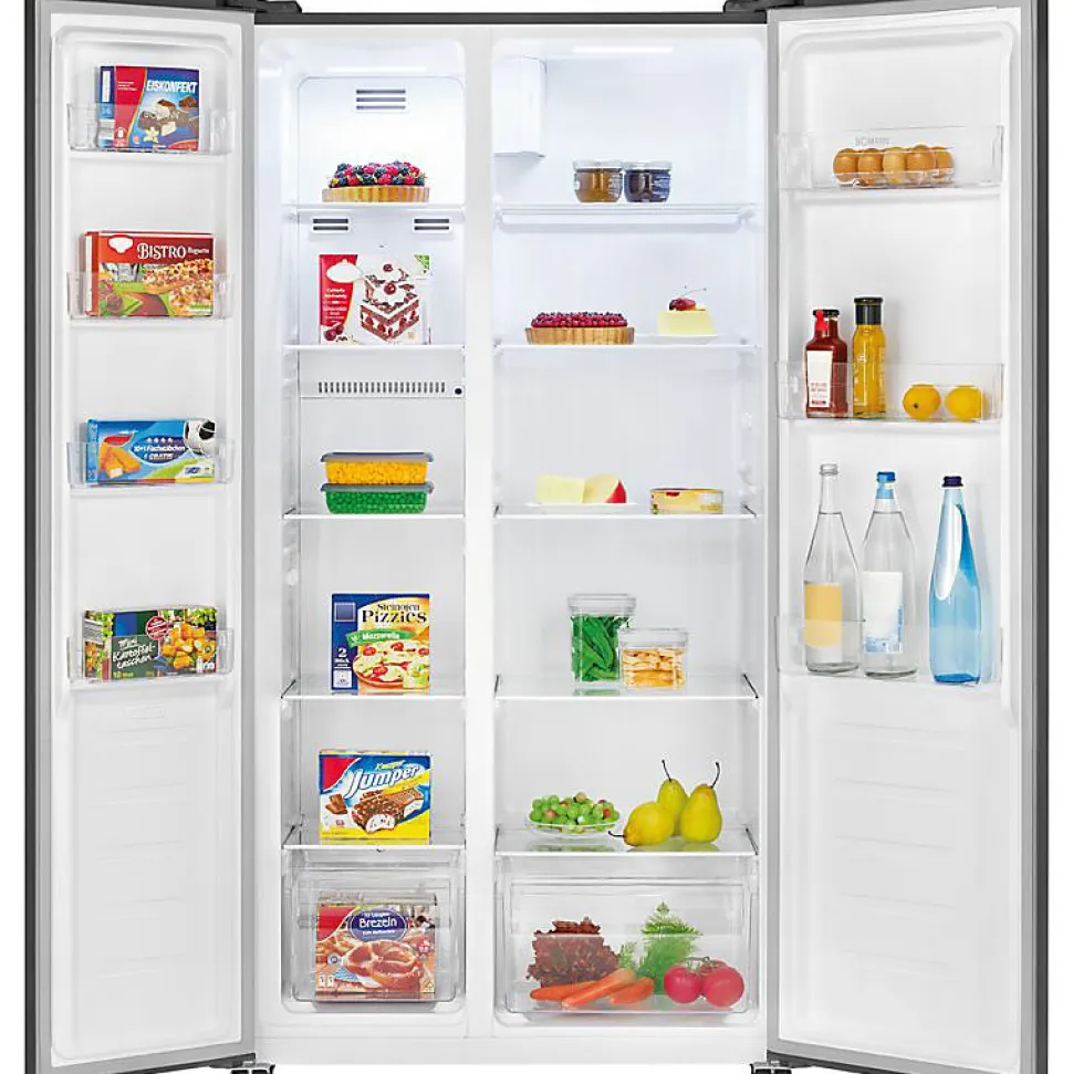 Réfrigérateur américain avec congélateur 442L Noir Bomann SBS7344-Noir