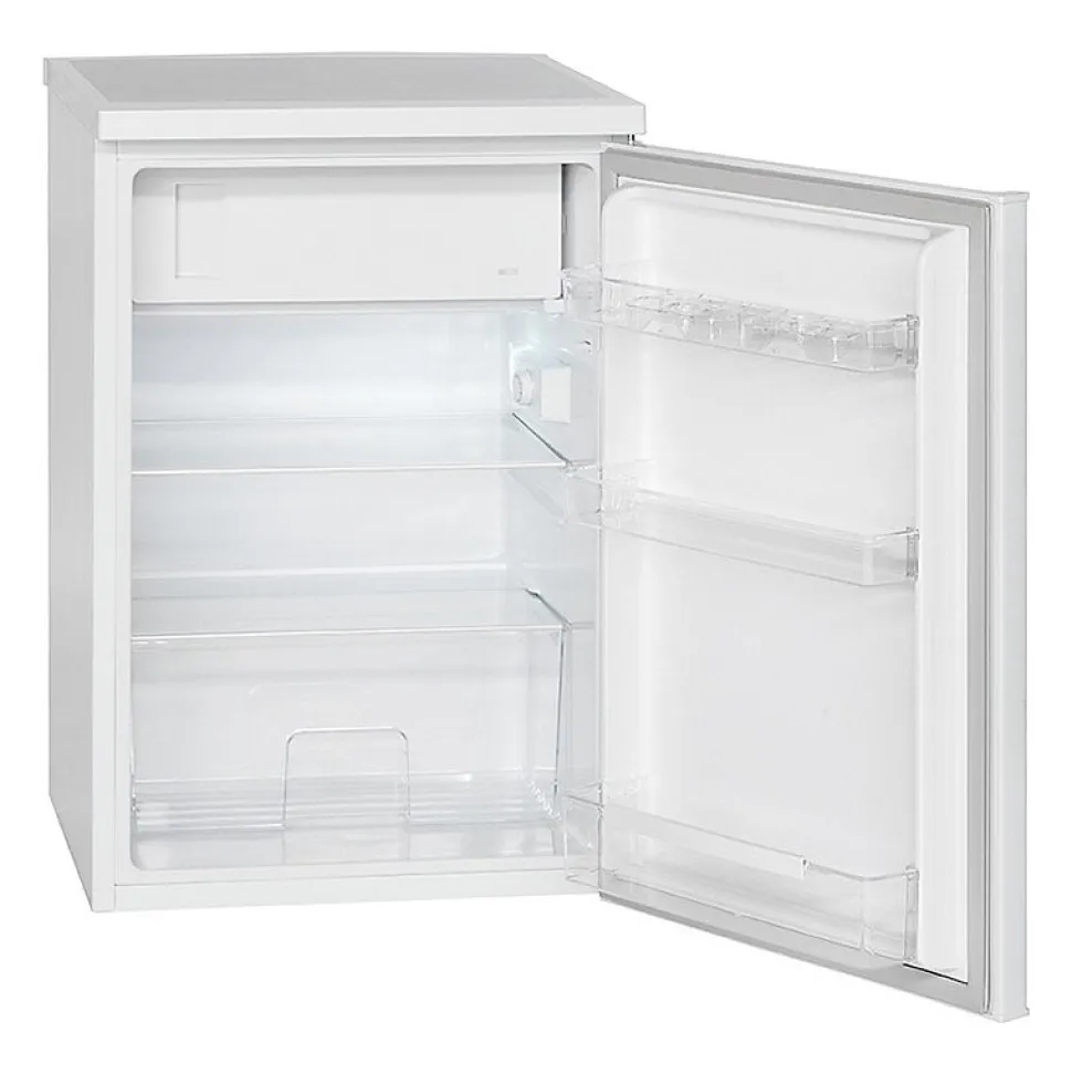 Réfrigérateur avec petit congélateur 120L blanc Bomann KS 2184. 1 blanc