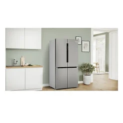 Réfrigérateur combiné - BOSCH SER6 - KFD96APEA - Multi-portes - Classe E - 375 L - 183 x 90,5 x 73,1 cm - Acier brossé
