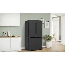 Réfrigérateur combiné - BOSCH SER4 - KFN96AXEA - Multi-portes - Classe E - 605 L - 183 x 90,5 x 73,1 cm - Acier brossé