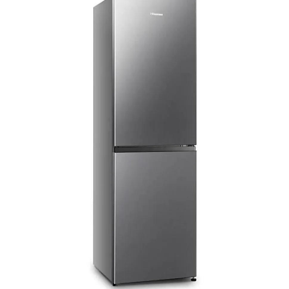 Réfrigérateur combiné - HISENSE - RB327N4ADD - 2 portes - 256 L - No Frost Sans givre - Argent - L 55 x 55,7 x H 182,4 cm