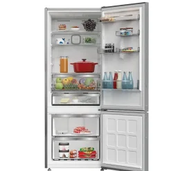 Réfrigérateur combiné - HOTPOINT - HPAK26472XP4E - Classe E - 475 L - 70 x 74,5 x 187 cm - Inox