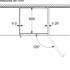 Réfrigérateur combiné 60cm 321cm nofrost inox Bosch KGN367ICT série 4
