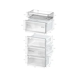 Réfrigérateur combiné 60cm 321cm nofrost Bosch KGN362WDF