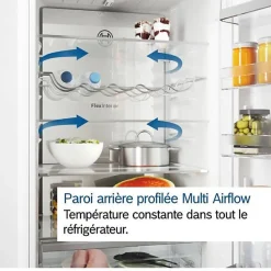 Réfrigérateur combiné 60cm 363l blanc Bosch KGN392WCF série 4