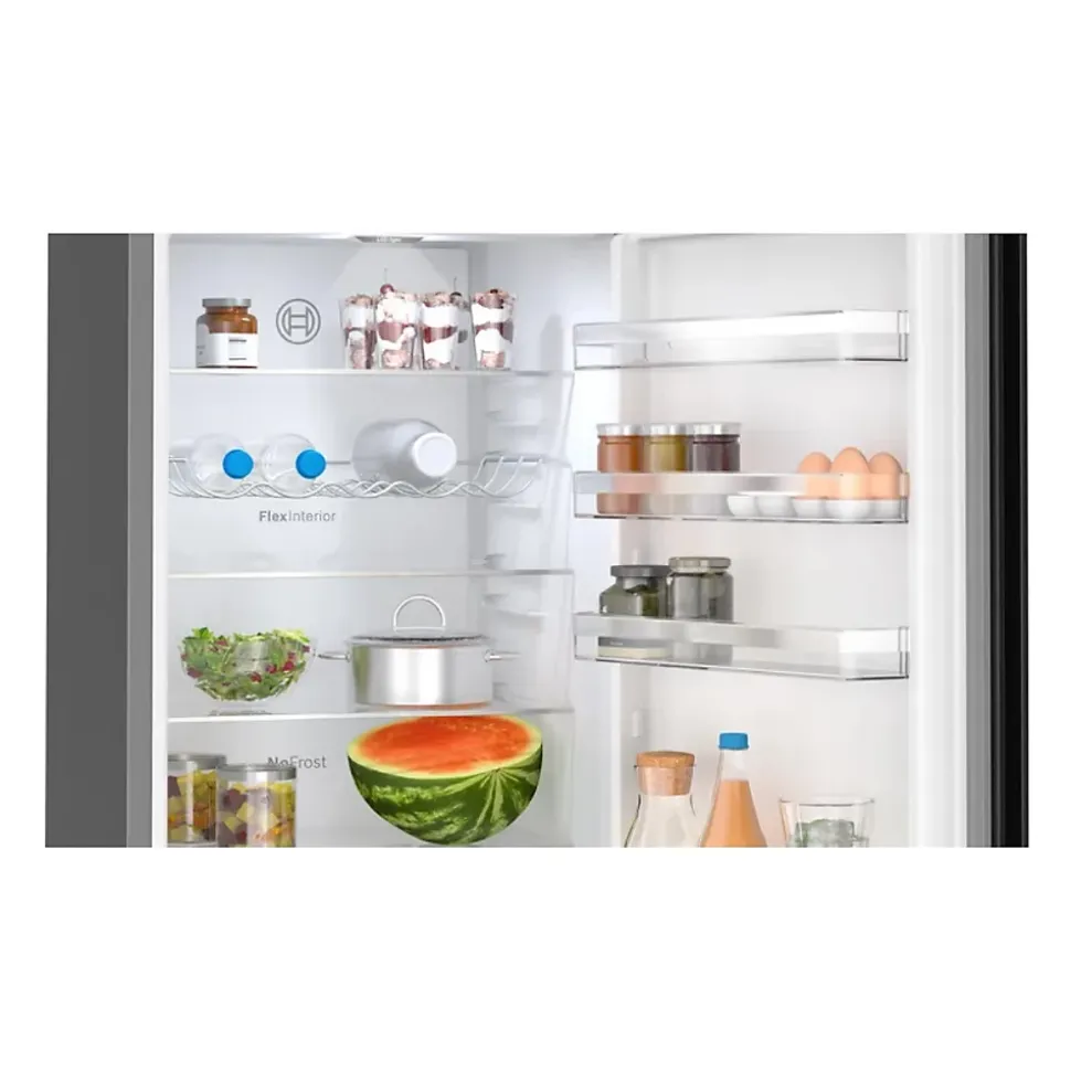 Réfrigérateur combiné 60cm 343l blanc Bosch KGE39AWCA série 6