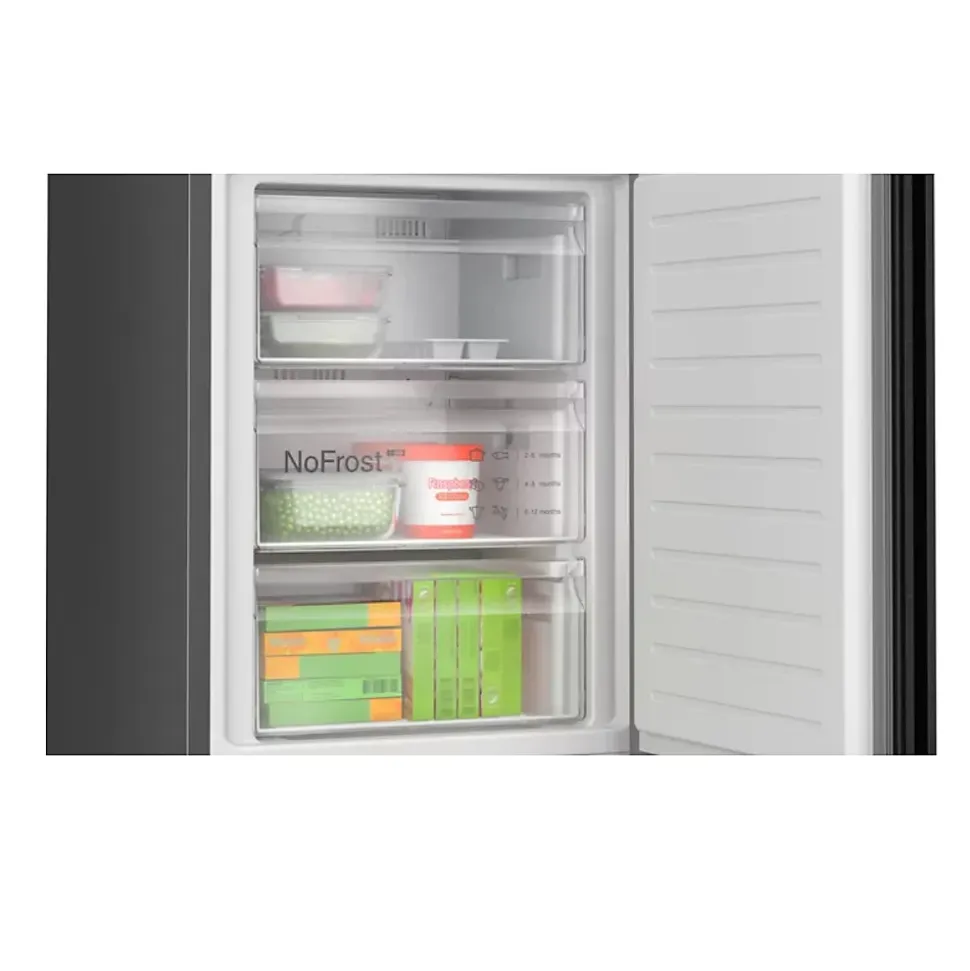 Réfrigérateur combiné 60cm 343l blanc Bosch KGE39AWCA série 6