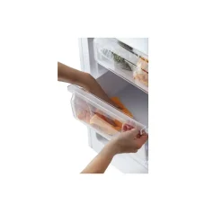 Réfrigérateur combiné 55cm 207l froid statique inox Candy CHCS514EX