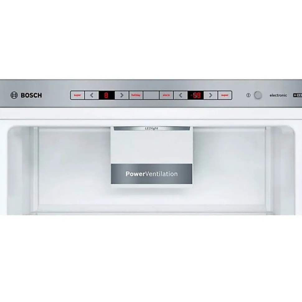 Réfrigérateur combiné 60cm 343l lowfrost Bosch KGE398IBP série 6