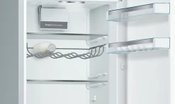 Réfrigérateur combiné 60cm 308l metal look Bosch KGE36ALCA série 6