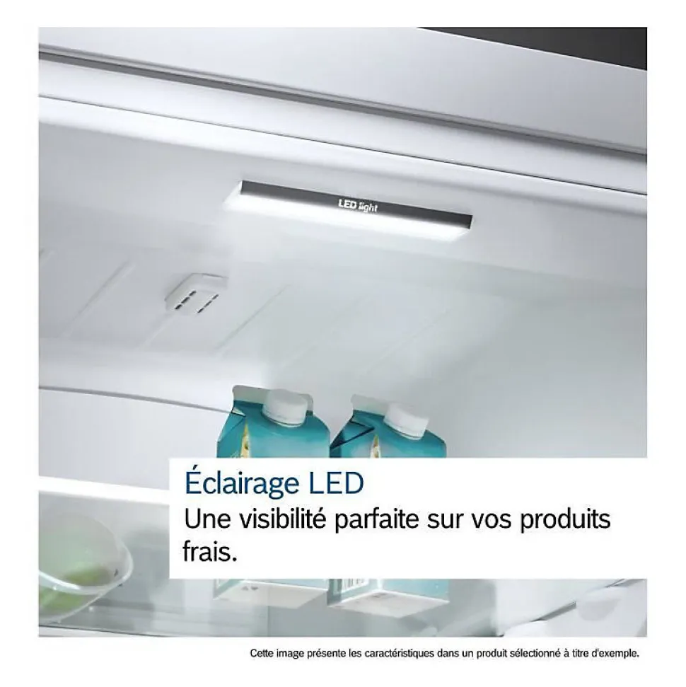 Réfrigérateur combiné 70cm 508l nofrost inox Bosch KGN56XLEB série 4