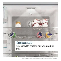 Réfrigérateur combiné 86cm 631l nofrost inox Bosch KGN86AIDR série 6
