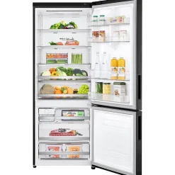 Réfrigérateur combiné 70cm 462l nofrost Lg GBB569MCAZN