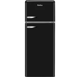 Réfrigérateur combiné 55cm 246l statique noir Amica AR7252N