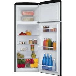 Réfrigérateur combiné 55cm 246l statique noir Amica AR7252N