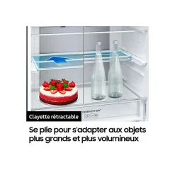 Réfrigérateur combiné 76cm 508l ventilé noir Samsung RB50DG601EB1