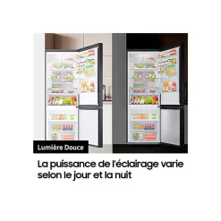Réfrigérateur combiné 76cm 508l ventilé noir Samsung RB50DG601EB1