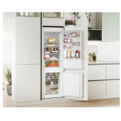 Réfrigérateur combiné encastrable à glissières 268l Candy CNBQL3518EV