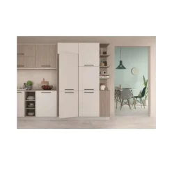 Réfrigérateur combiné intégrable à glissières 250l Indesit INC18T332