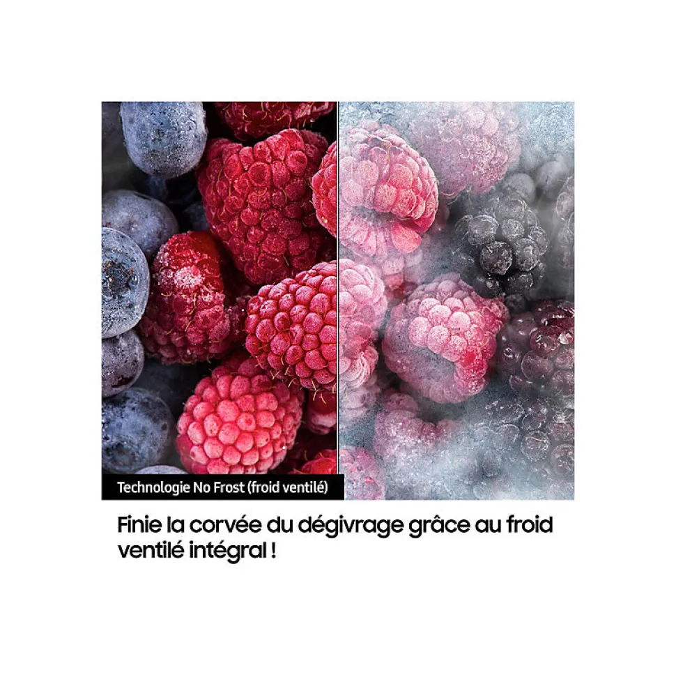 Réfrigérateur combiné intégrable à glissières 263l Samsung BRB38G705EWW