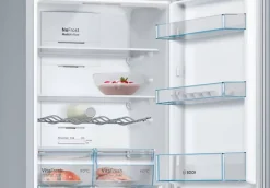 Réfrigérateur congélateur à poser porte réversible Bosch KGN36VLED 237L / 87L, inox