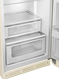 Réfrigérateur congélateur à poser ouverture droite Smeg FAB30RCR5 222L / 72L crème