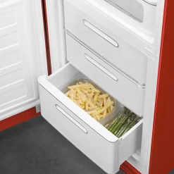 Réfrigérateur congélateur à poser Smeg FAB32LRD6 rouge - 234L / 97L - H.209cm x L.68,5cm x P.86cm