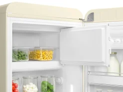 Réfrigérateur congélateur à poser ouverture droite Smeg FAB28RCR5 244L / 26L crème