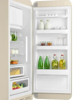 Réfrigérateur congélateur à poser ouverture droite Smeg FAB28RCR5 244L / 26L crème