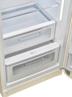 Réfrigérateur congélateur à poser ouverture droite Smeg FAB28RCR5 244L / 26L crème