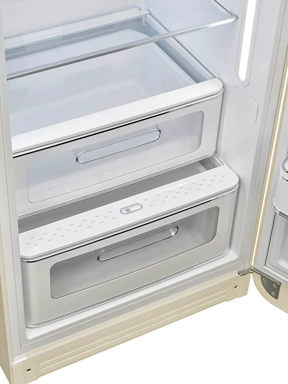 Réfrigérateur congélateur à poser ouverture droite Smeg FAB28RCR5 244L / 26L crème