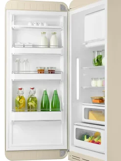 Réfrigérateur congélateur à poser ouverture gauche Smeg FAB28LCR5 244L / 26L crème