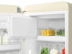 Réfrigérateur congélateur à poser ouverture gauche Smeg FAB28LCR5 244L / 26L crème