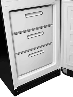 Réfrigérateur congélateur à poser ouverture droite Smeg FAB32RBL5 234L / 97L noir