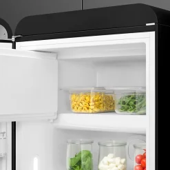 Réfrigérateur congélateur à poser Smeg FAB28LBL6 noir - 244L / 26L - H.166cm x L.68,5cm x P.86cm