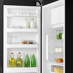 Réfrigérateur congélateur à poser Smeg FAB28LBL6 noir - 244L / 26L - H.166cm x L.68,5cm x P.86cm